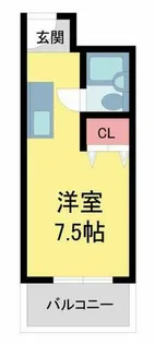 シティズホーム西本町【401号室】の間取り