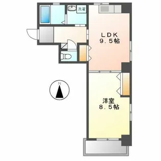 アネックス泉(ANNEX IZUMI)【501号室】の間取り