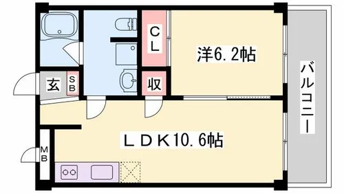 ディオ・ミオ【403号室】の間取り