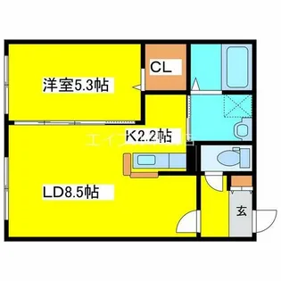 Lavender Terrace【1階】の間取り