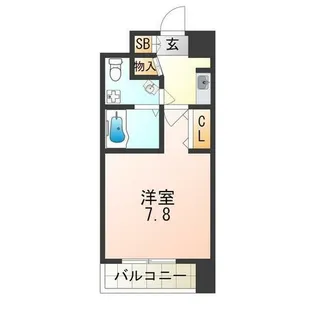 大阪府大阪市西淀川区野里2丁目【マンション】の間取り