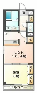 ファウンテンヒルⅡ【2階】の間取り