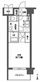 CASSIA高井田NorthCourt【5階】の間取り