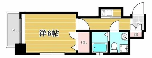 エステートモア高宮ペール【2階】の間取り