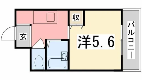 アゼリア【201号室】の間取り