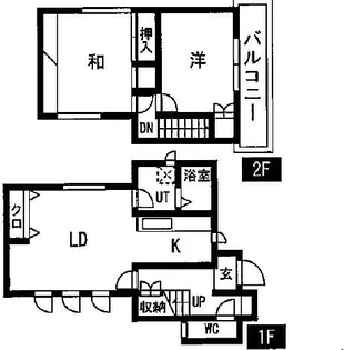 兵庫県姫路市香寺町香呂【一戸建】の間取り