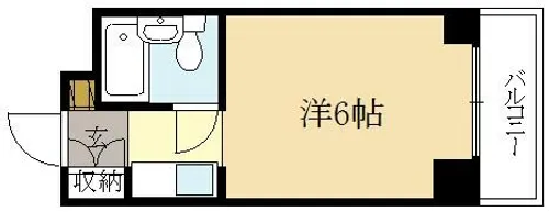 メゾン・キク【306号室】の間取り