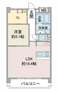 VELATO【5階】の間取り