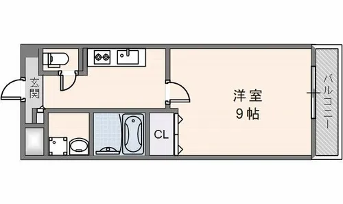 Cozy Court Ⅲ【6階】の間取り