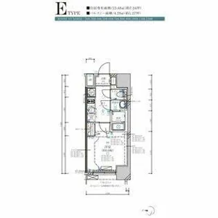 ディアレイシャス名古屋大須通【3階】の間取り