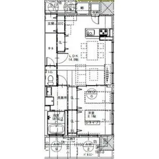 さくらHills ROKUBAN Platinum Residence【7階】の間取り