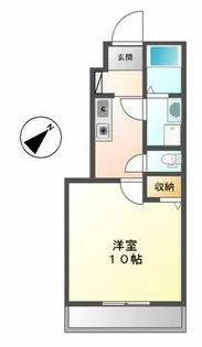 アレッタディモーラ【101号室】の間取り