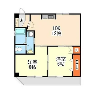 天池ビル【2階】の間取り