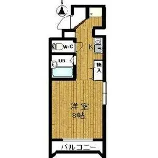 グランベール安田通【6階】の間取り