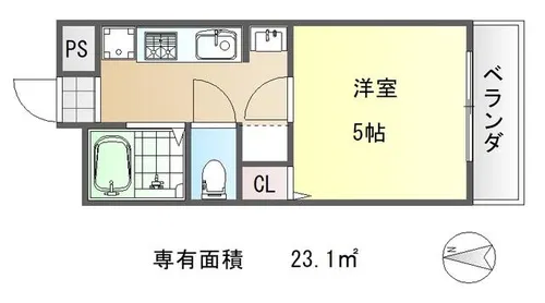 マ・メゾン【4階】の間取り