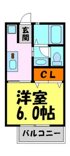 ハビタットセレッソIV【202号室】の間取り