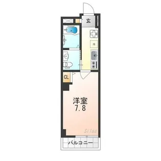 フラッティ京都十条【2階】の間取り