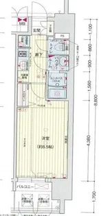プレサンス大須観音駅前【14階】の間取り