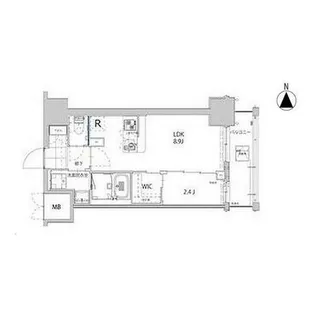 ハーモニーレジデンス名古屋EAST【10階】の間取り