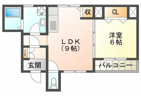 平井マンション【4階】の間取り