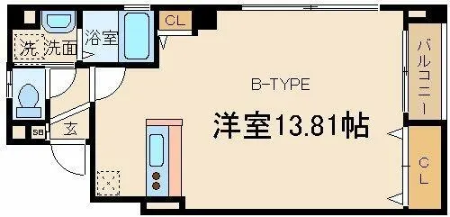 メゾン・デ・ノムラ南久宝寺【6階】の間取り