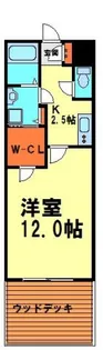 ル・クラージュ花屋敷【1階】の間取り