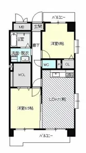 カーサ・ボニータ【7階】の間取り