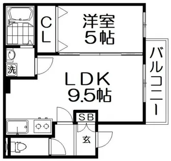 ブランシュオレ【2階】の間取り