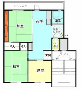 公社賃貸SMALIO 庭代台【7-410号室】の間取り