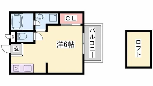 メゾン書写【201号室】の間取り