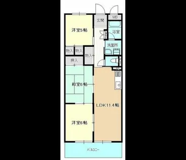 ジュニオ【3階】の間取り