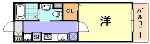 アルファレガロ兵庫【2階】の間取り