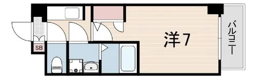 ワールドアイ神戸ハーバーランド2【3階】の間取り