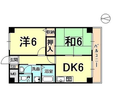 カーサ・MS【1階】の間取り