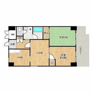 アルテハイム天六I【4階】の間取り