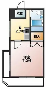 和歌山県和歌山市堀止南ノ丁【マンション】の間取り