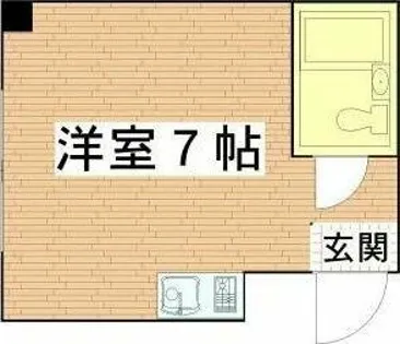 杉本スカイハイツ【3階】の間取り