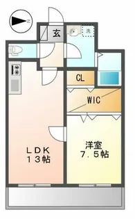ESSE栄【9B号室】の間取り