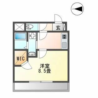 クリスタルマンション【1階】の間取り
