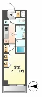 パークアクシス名駅南グランデ【2階】の間取り