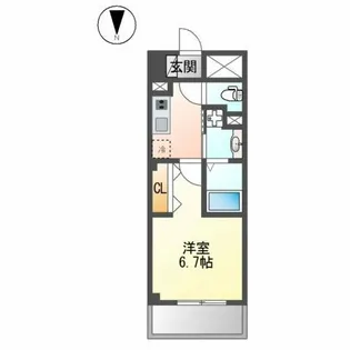 T Clef (ティー クレフ)【2階】の間取り