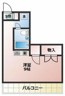 ファミール【4A号室】の間取り