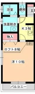 コーポ小坂【205号室】の間取り