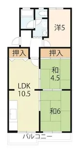 サニーハイツピア【506号室】の間取り