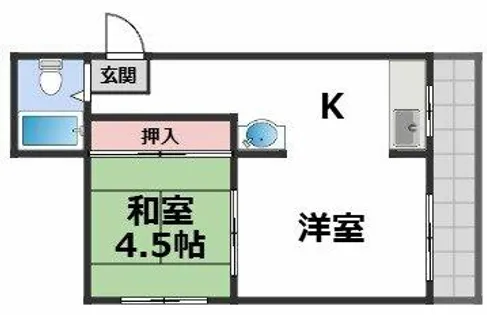 イトウビル【3階】の間取り