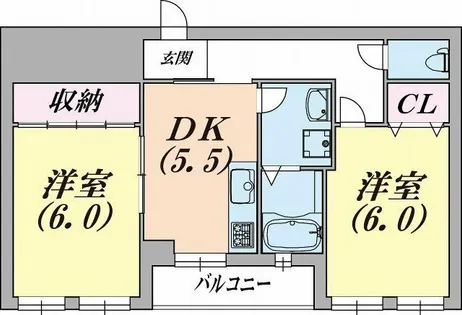 ラ・シエスタ【4階】の間取り