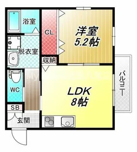 Lavi libre-K【2階】の間取り