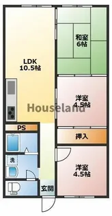 マンションあさも【1階】の間取り