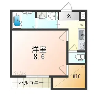 フジパレス堺市駅北Ⅱ番館【1階】の間取り