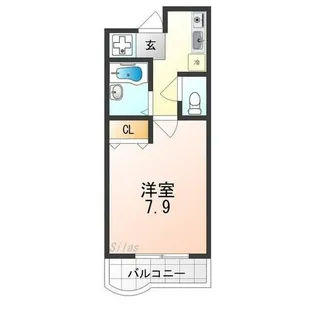 セゾンコート春木【1階】の間取り